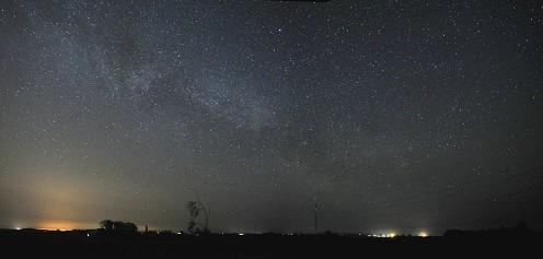 Stjernehimlen over Møn. Foto: Tom Axelsen